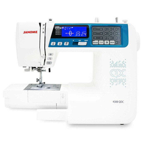 Janome 4300QDC-B Sewing and Quilting Machine with Bonus Quilt Kit! Janome 4300QDC-B Sewing and Quilting Machine with Bonus Quilt Kit!
