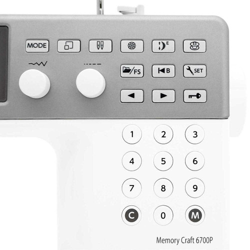 Janome Memory Craft 6700P High Speed Mid-Arm Sewing and Quilting Machine Janome Memory Craft 6700P High Speed Mid-Arm Sewing and Quilting Machine