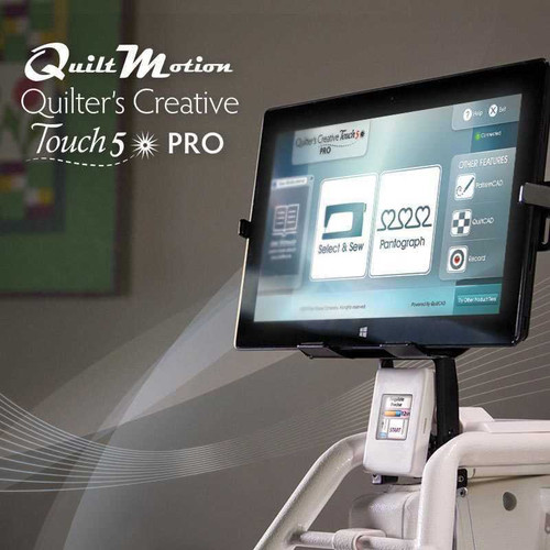 Grace Q'Nique 21 Pro Quilting Machine with Continuum II 8' Frame and Quilt Motion QCT5 Grace Q'Nique 21 Pro Quilting Machine with Continuum II 8' Frame and Quilt Motion QCT5