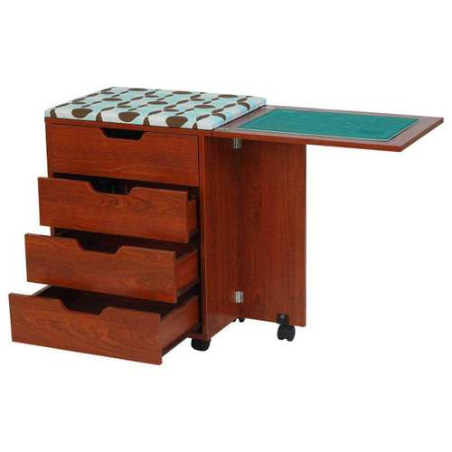 Arrow Shirley Four Drawer Storage Cabinet in Teak Arrow Shirley Four Drawer Storage Cabinet in Teak