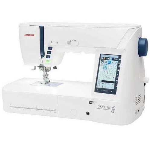 Janome Skyline S9 Indigo Sewing and Embroidery Machine