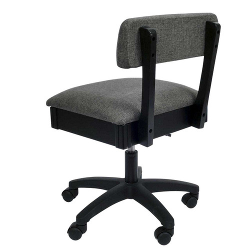 Arrow Hydraulic Lift Sewing Chair in Lady Gray Fabric Arrow Hydraulic Lift Sewing Chair in Lady Gray Fabric