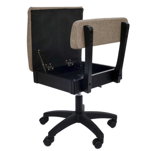 Arrow Hydraulic Lift Sewing Chair in Princess Hazel Fabric Arrow Hydraulic Lift Sewing Chair in Princess Hazel Fabric