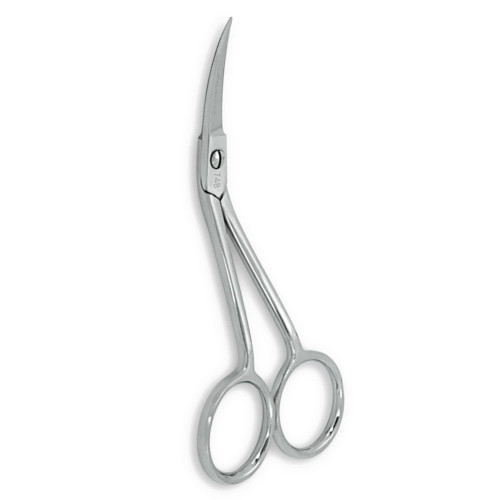 Famore Fine Point Double Curved Machine Embroidery Scissors 4.5in