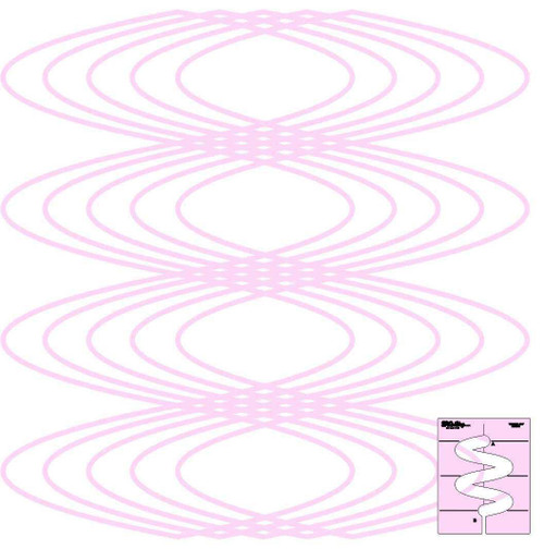 Sew Steady DM Quilting Wiggle Template Sew Steady DM Quilting Wiggle Template