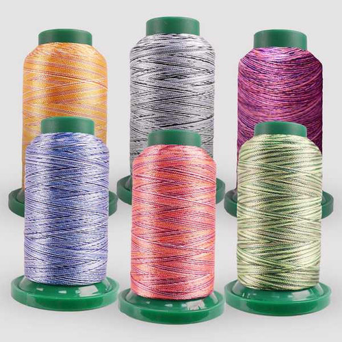  Dime Holiday Medley Variegated 6-Pack 1M Spools 