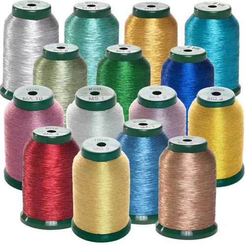  Dime Kingstar Metallic Thread Kit / 15 colors 