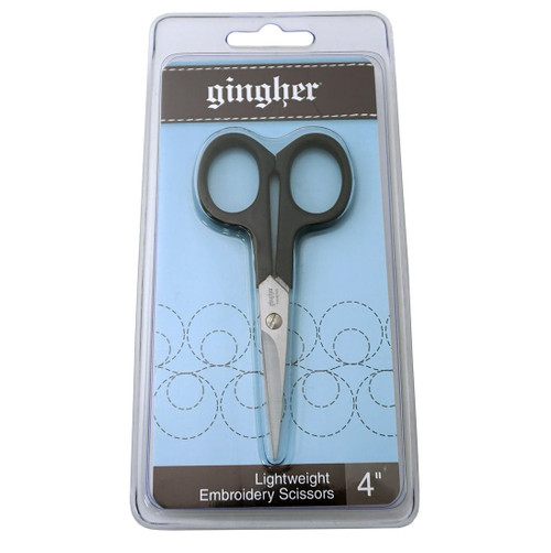  Gingher 4in Lightweight Embroidery Scissor 