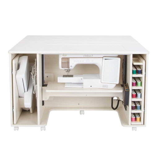 Koala Embroidery Center Base Unit in English White Ash Koala Embroidery Center Base Unit in English White Ash
