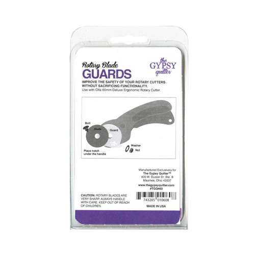 The Gypsy Quilter Rotary Blade Guards 60mm for RTY3DX The Gypsy Quilter Rotary Blade Guards 60mm for RTY3DX
