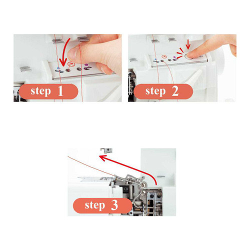 Juki MO-2800 Jet Air Thread Serger with Auto Loop and Needle Threader Juki MO-2800 Jet Air Thread Serger with Auto Loop and Needle Threader