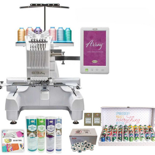 Baby Lock Array 6 Needle Embroidery Machine with Premier Package