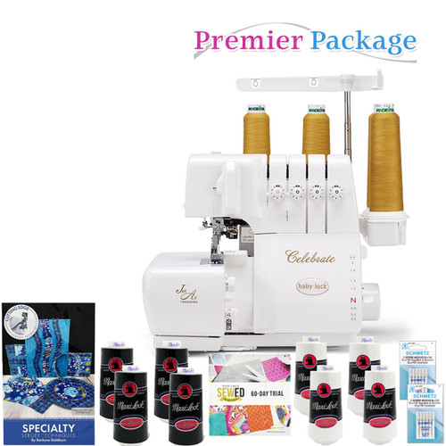  Baby Lock Celebrate Serger with Jet-Air Threading with Premier Package 
