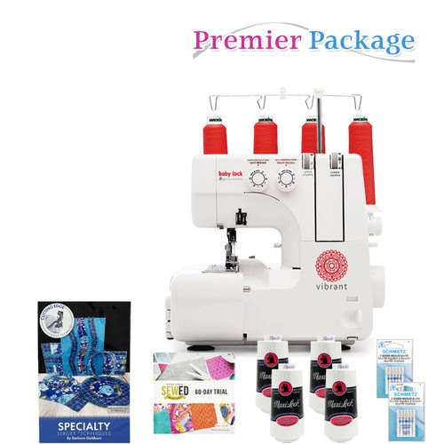  Baby Lock Vibrant Serger with Differential Feed with Premier Package 