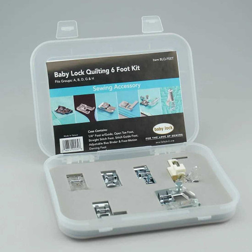 Baby Lock 6 Piece Quilting Foot Set - Click For Applicable Models Baby Lock 6 Piece Quilting Foot Set - Click For Applicable Models