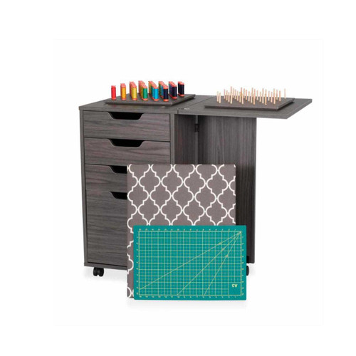 Kiwi Sewing Cabinet in Gray