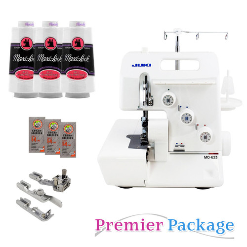  Juki MO-623  Single Needle 3 Thread Serger with Premier Package 