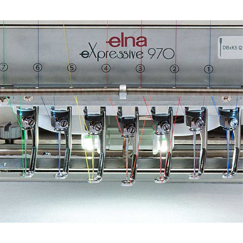 Elna eXpressive 970 Seven Needle Embroidery Machine Elna eXpressive 970 Seven Needle Embroidery Machine