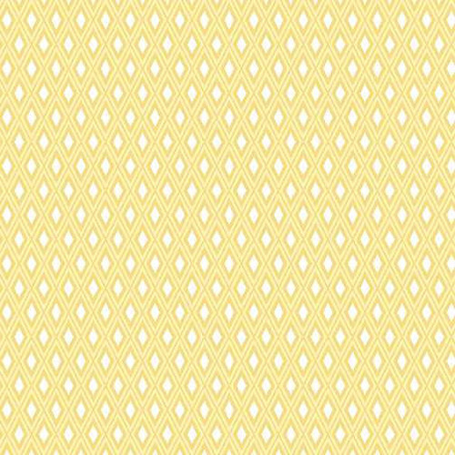  Benartex Fabric - Snuggle Diamond Flannel Yellow 