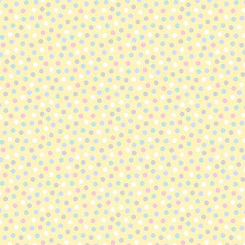  Benartex Fabric - Snuggle Dot Flannel Lt.Yellow 
