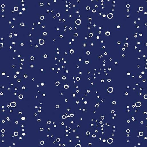  Benartex Fabric - Water Bubbles Navy 