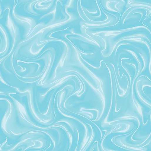 Benartex Fabric - Marbleized Aquamarine