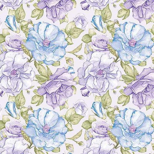  Benartex Fabric - Blossom Blue 