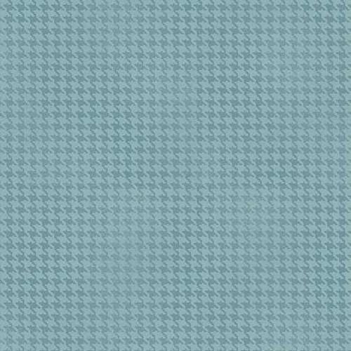  Benartex Fabric - Blushed Houndstooth Aquamarine 