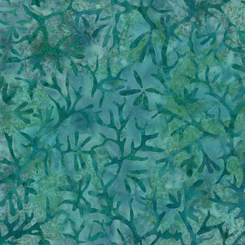 Benartex Fabric - Branches Teal