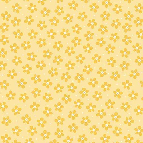  Benartex Fabric - Sweet Flower Yellow 