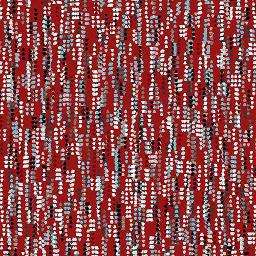  Benartex Fabric - Knitting Texture Red 