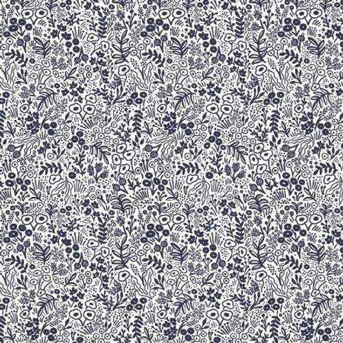 Cotton & Steel Fabric - Tapestry Lace - Navy