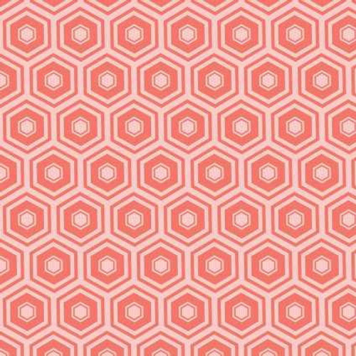 Camelot Fabrics Camelot Fabric - Mixology Honeycomb - Grapefruit 