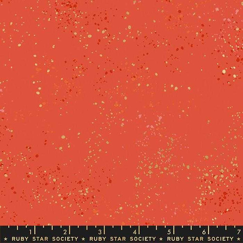  Ruby Star Society Fabric - Speckled - Metallic Festive 