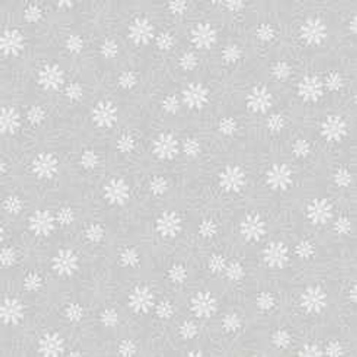 QT FABRICS QT Fabric - Quilting Illusions - Stencil Floral Gray 