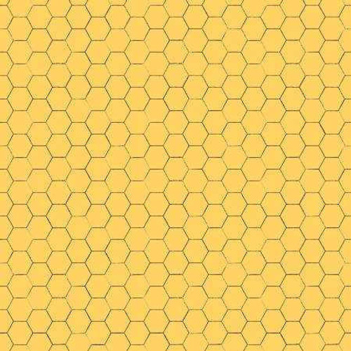  Riley Blake Designs Fabric - Honey Bee Honeycomb Daisy 