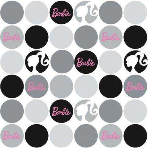  Riley Blake Designs Fabric - Barbie Polka Dots White 