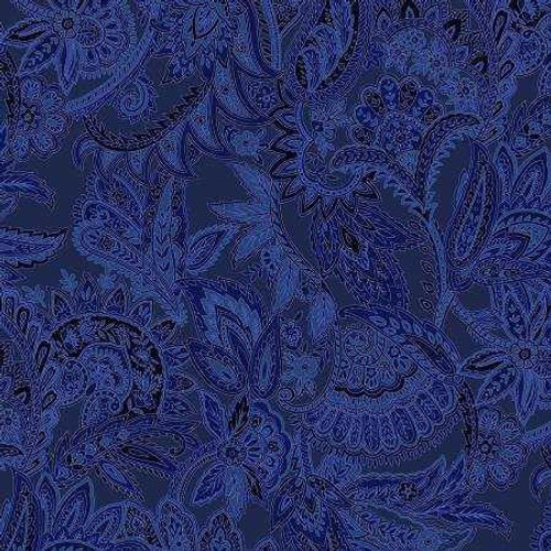 RJR Fabrics RJR Fabric - Maison Paisley Blue 
