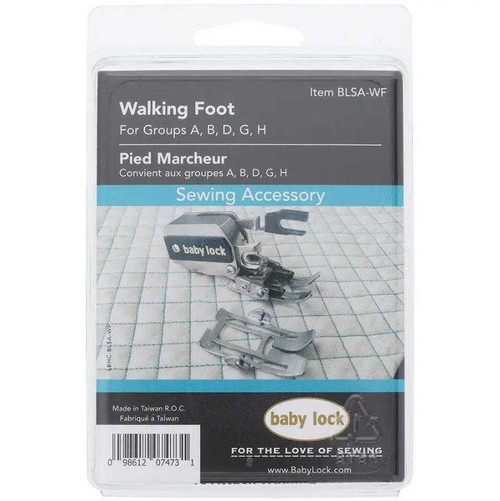 Baby Lock Walking Foot With Standard And Open Toe Soles Baby Lock Walking Foot With Standard And Open Toe Soles