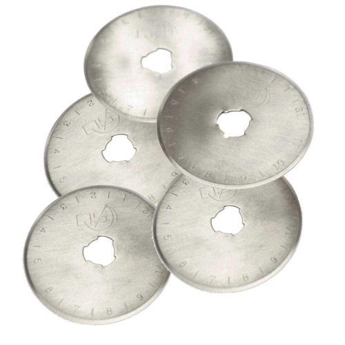 Quilters Select 45mm Rotary Cutter Blades 5 Pack Quilters Select 45mm Rotary Cutter Blades 5 Pack