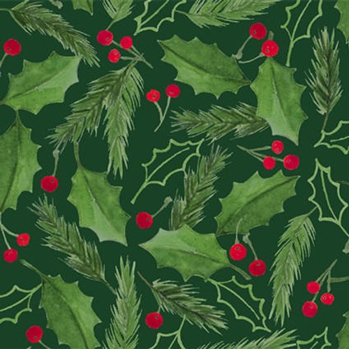 3 Wishes Fabric - Holiday Specials! 15493 GREEN