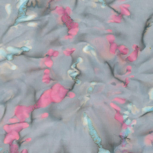 Benartex Fabric - Speckle Grey/Pink