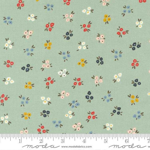 Moda Fabric - Dawn On The Prairie - Sweet Ditsy - Dusty Mist