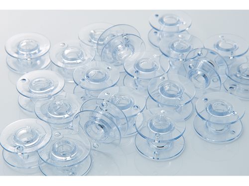 Brother SA155 Clear Plastic Bobbins - 10 Pack 9.4 size
