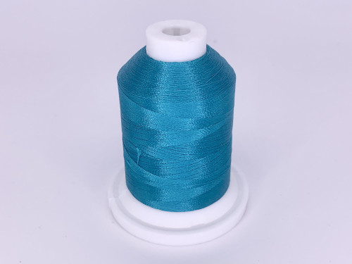 Brother 100% Polyester Color Fast, High Shine Embroidery Thread - 3 Pack/1100 yards - Another Aqua
