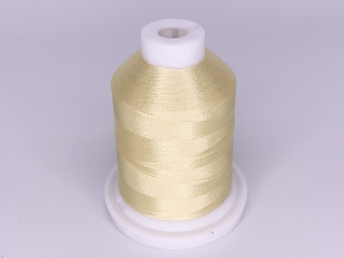 Brother 100% Polyester Color Fast, High Shine Embroidery Thread - 3 Pack/1100 yards - Straw