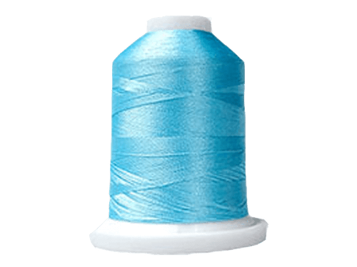 Brother 100% Polyester Color Fast, High Shine Embroidery Thread - 3 Pack/1100 yards - Light Blue