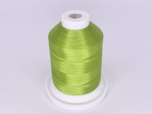 Brother 100% Polyester Color Fast, High Shine Embroidery Thread (3 Pack/1100 yards) - Lime Green