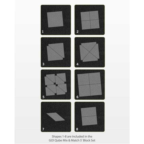 AccuQuilt GO! Qube Mix & Match 5" Block AccuQuilt GO! Qube Mix & Match 5" Block