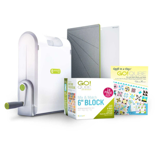 AccuQuilt Ready. Set. GO! Ultimate Fabric Cutting System Boxed Set - 6" Block